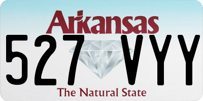 AR license plate 527VYY