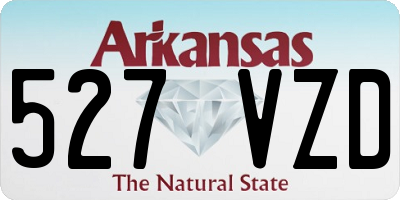 AR license plate 527VZD