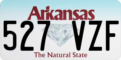 AR license plate 527VZF