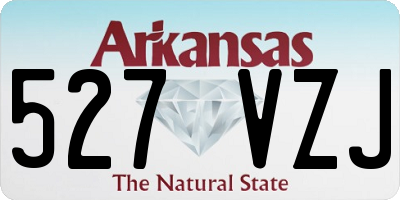 AR license plate 527VZJ
