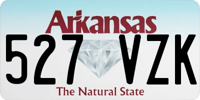 AR license plate 527VZK