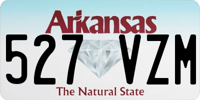 AR license plate 527VZM