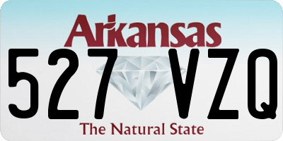 AR license plate 527VZQ