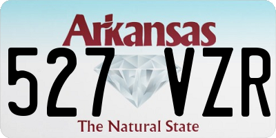 AR license plate 527VZR
