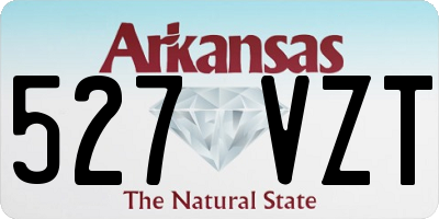 AR license plate 527VZT
