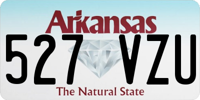 AR license plate 527VZU