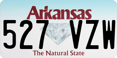 AR license plate 527VZW