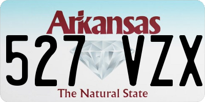 AR license plate 527VZX