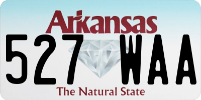 AR license plate 527WAA
