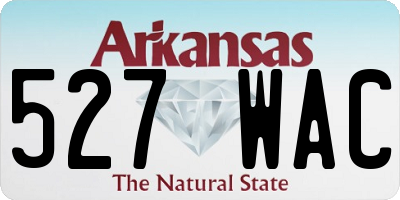 AR license plate 527WAC