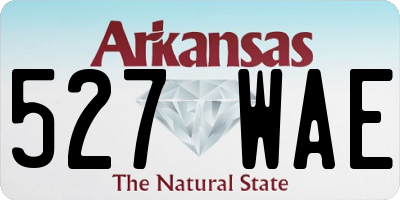 AR license plate 527WAE