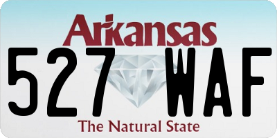 AR license plate 527WAF