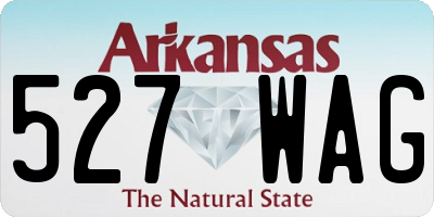 AR license plate 527WAG
