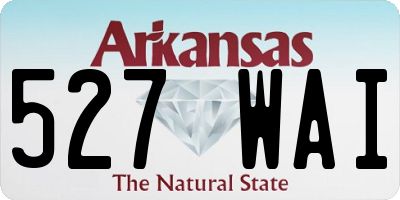 AR license plate 527WAI