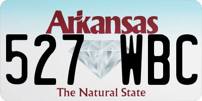 AR license plate 527WBC