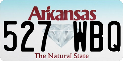 AR license plate 527WBQ