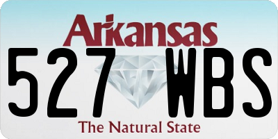 AR license plate 527WBS