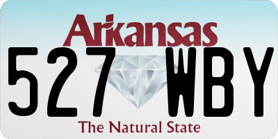 AR license plate 527WBY