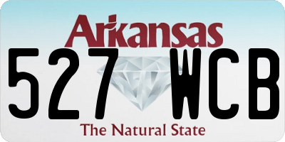 AR license plate 527WCB
