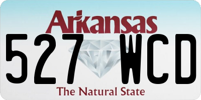 AR license plate 527WCD