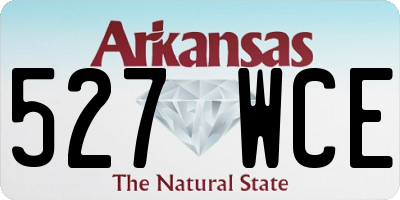 AR license plate 527WCE