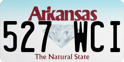 AR license plate 527WCI