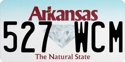 AR license plate 527WCM