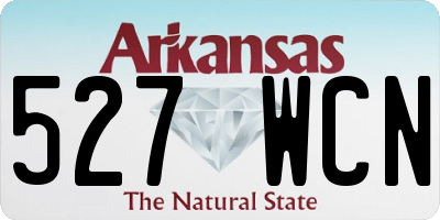 AR license plate 527WCN