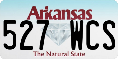 AR license plate 527WCS
