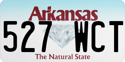 AR license plate 527WCT