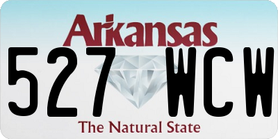 AR license plate 527WCW