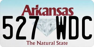 AR license plate 527WDC