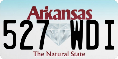 AR license plate 527WDI