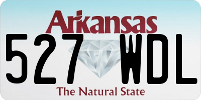 AR license plate 527WDL