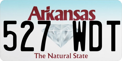 AR license plate 527WDT