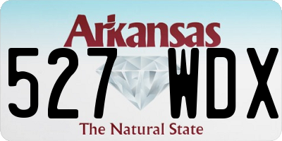 AR license plate 527WDX
