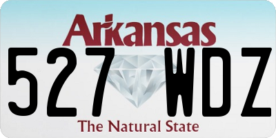 AR license plate 527WDZ