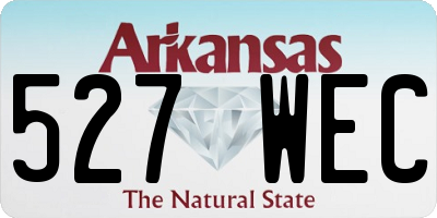 AR license plate 527WEC