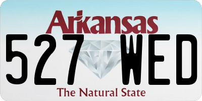 AR license plate 527WED