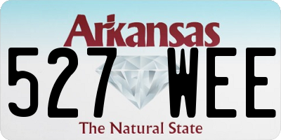 AR license plate 527WEE