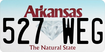 AR license plate 527WEG