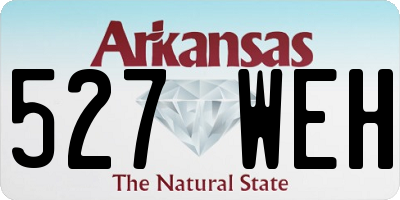 AR license plate 527WEH