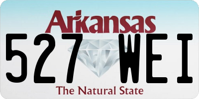 AR license plate 527WEI