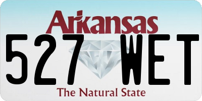 AR license plate 527WET