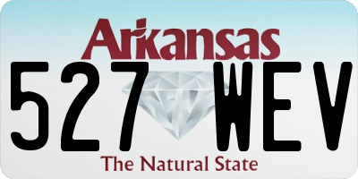 AR license plate 527WEV