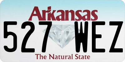 AR license plate 527WEZ