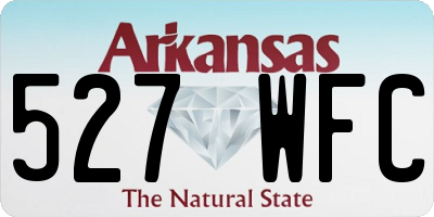 AR license plate 527WFC