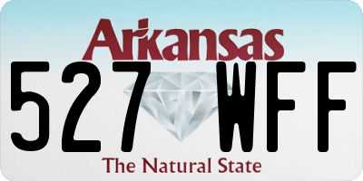 AR license plate 527WFF