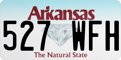 AR license plate 527WFH