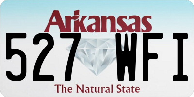 AR license plate 527WFI